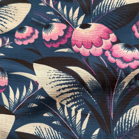 Anthropologie Long Sleeve Floral Sheer Blouse - Picture 5 of 11